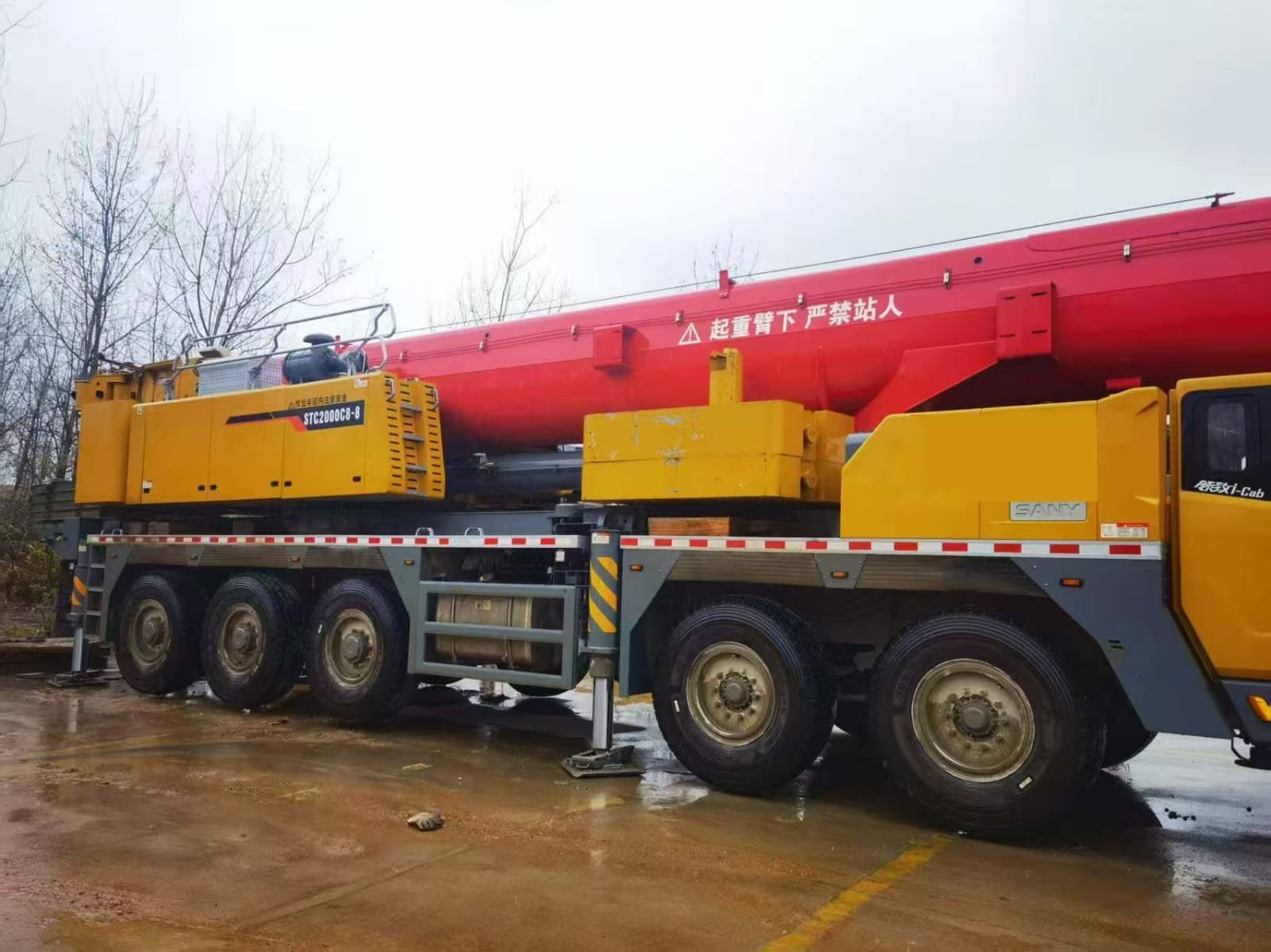 ONE UNIT SANY 160-TON TRUCK CRANE - Image 4