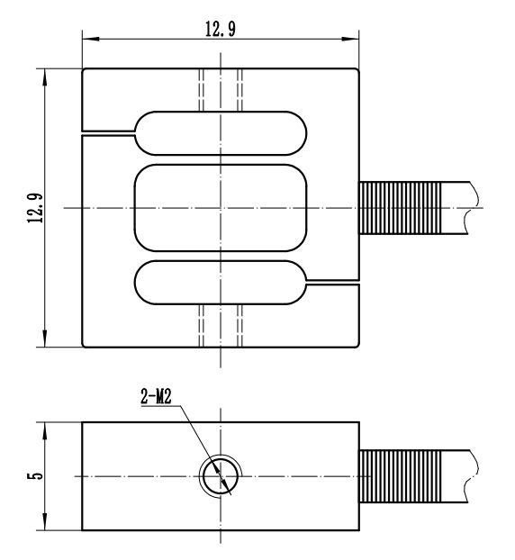 DYLY-109 Micro S-Type Load Cell - Image 3
