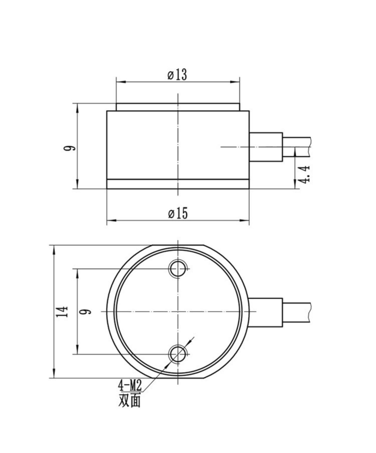DYZ-100 Miniature Load Cell - Image 6