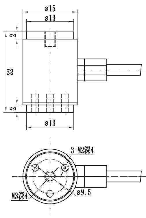 DYZ-102 Mini Button Load Cell - Image 4