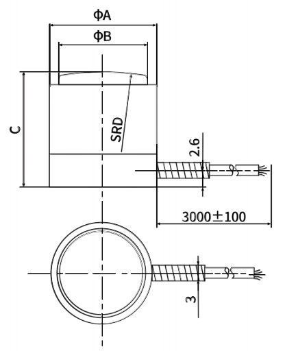 DYZ-103 Miniature Column Load Cell - Image 3